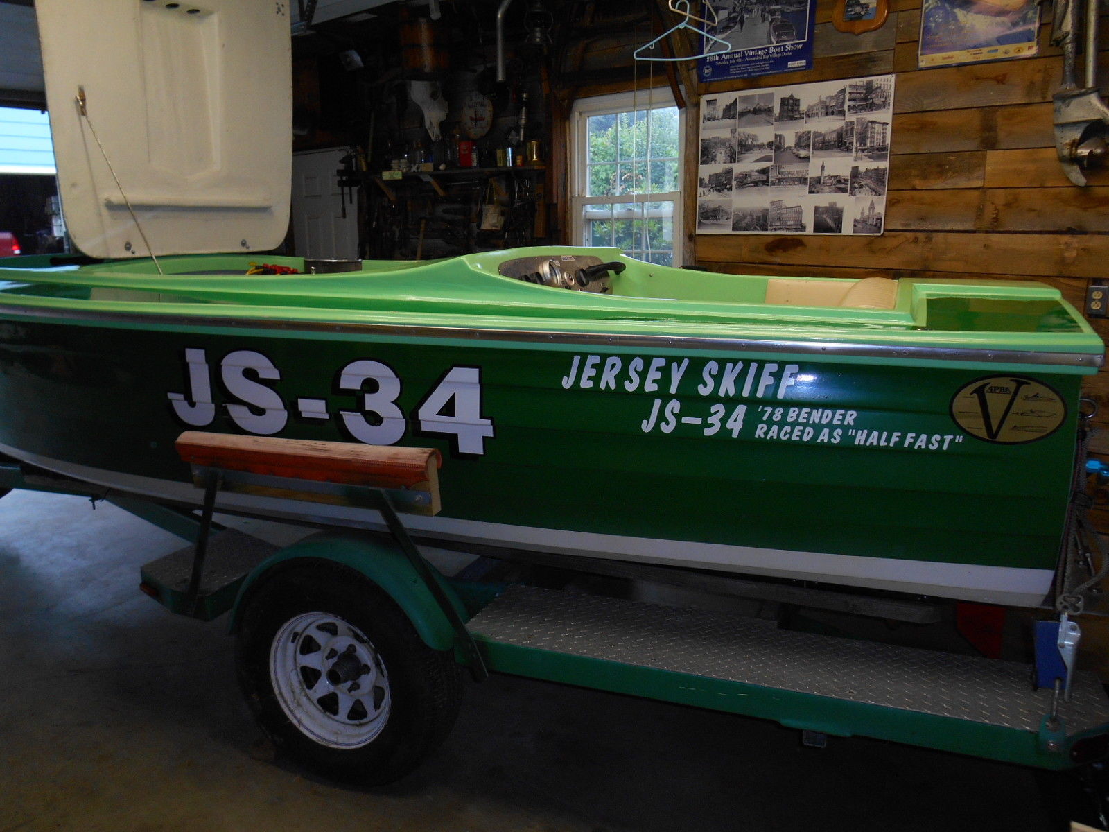 Bender Machine Jersey Speed Skiff boat for sale from USA