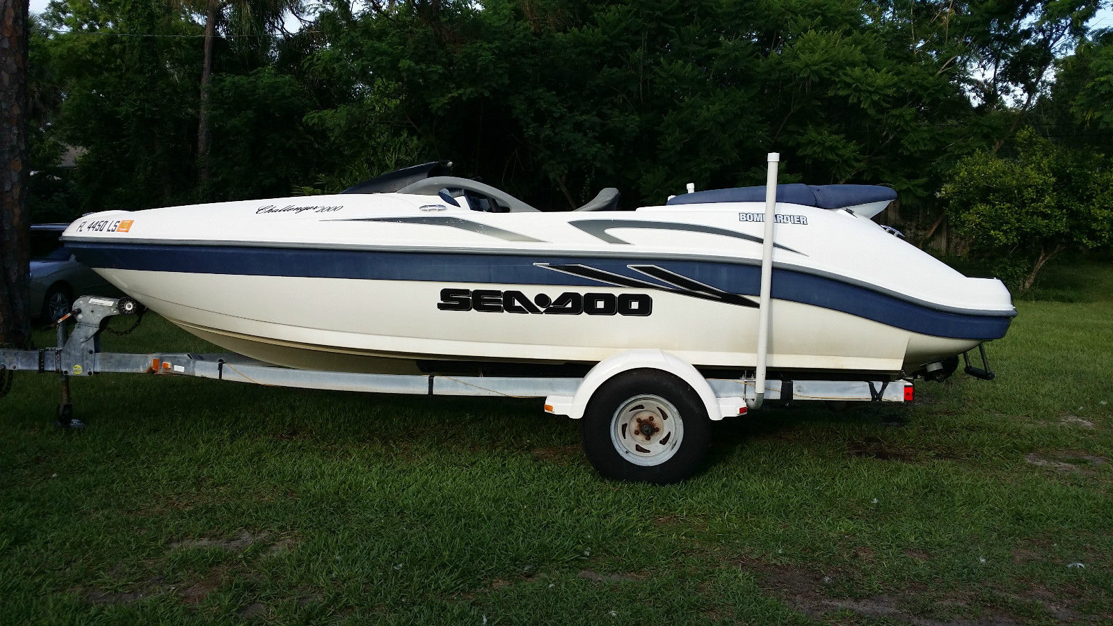 sea doo challenger 2000 20' jet boat 2001 for sale for