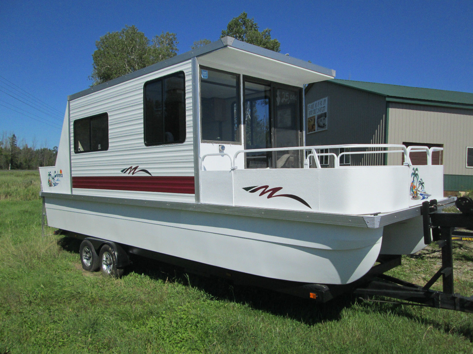 Remodeled 1995 8.5 by 30 lil hobo catarmaran cruiser houseboat including a ...