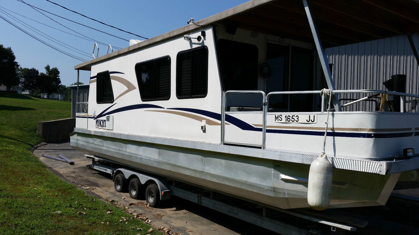 myacht 3510 houseboat for sale