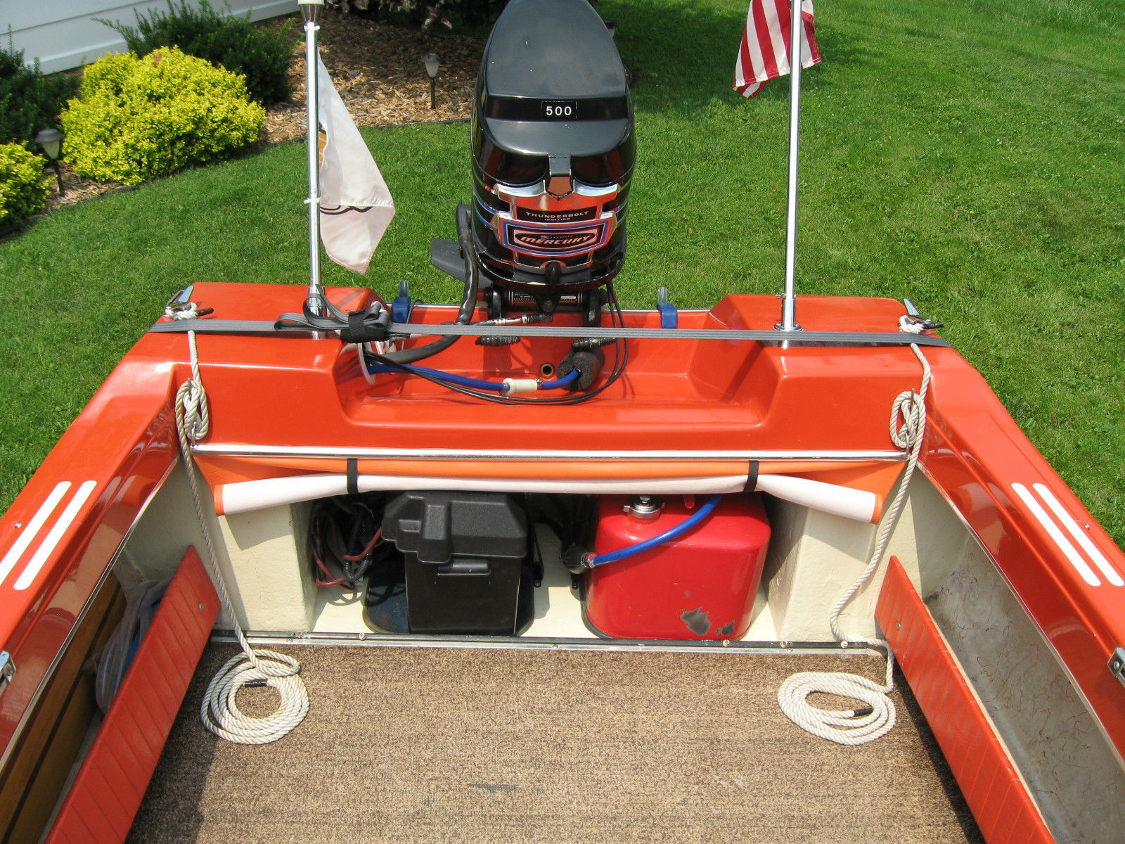 wood runabout transom saver