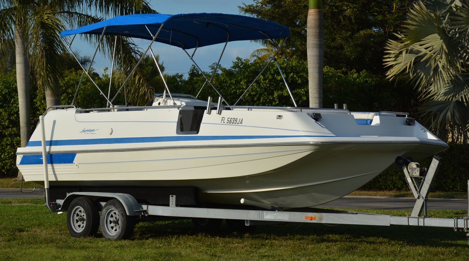 Hurricane 24 Deck Boat For Sale Waa2