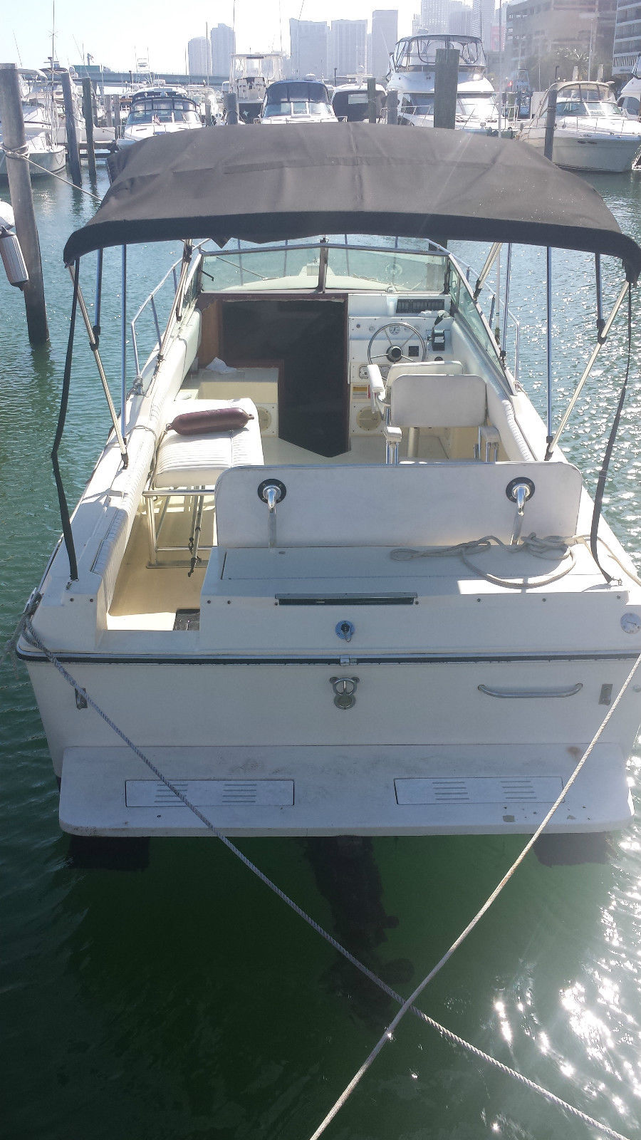 Sea Ray 250 Cuddy Cabin With Fishing Option Seating 1988 ...