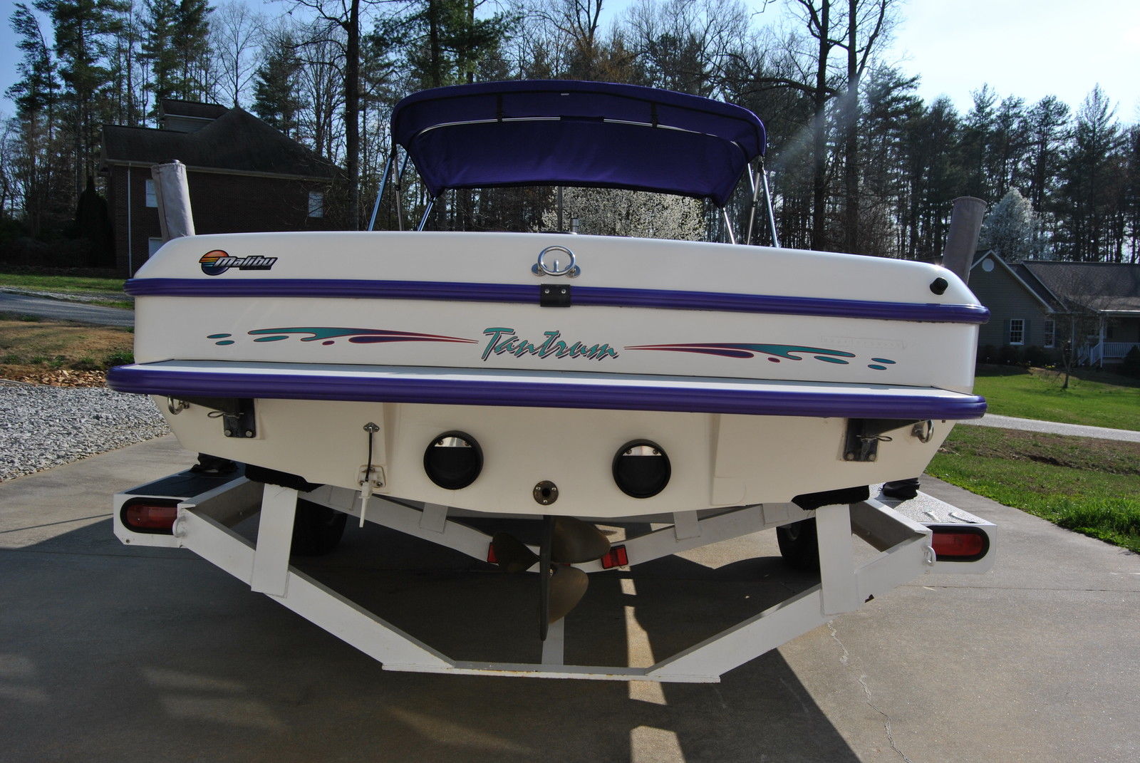 Malibu Tantrum 20ft Ski Boat 1995 for sale for $12,900 ...