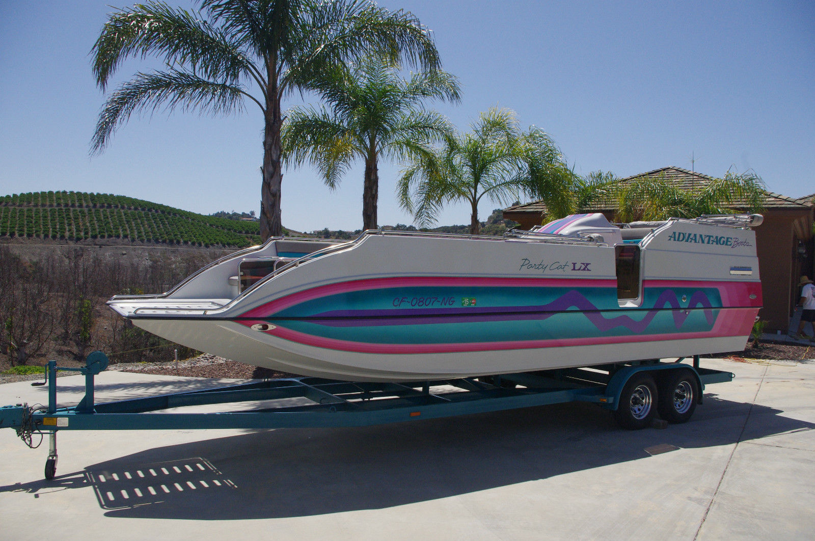 Advantage Party Cat LX 26' Deck Boat 1992 for sale for ...