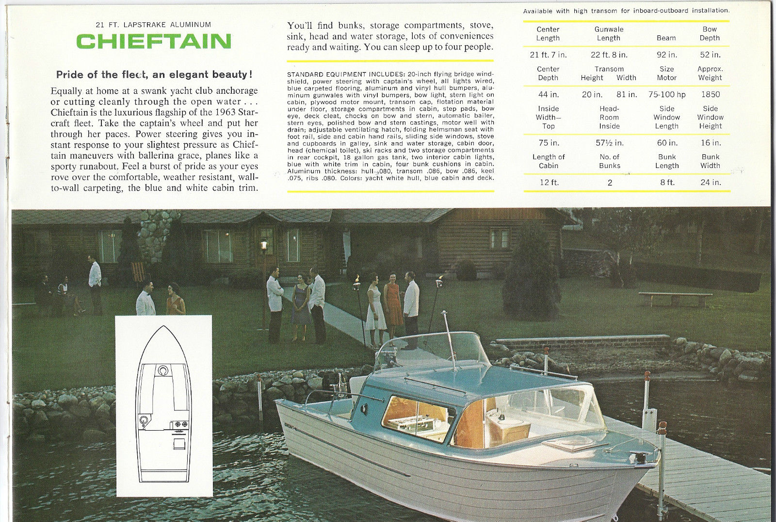 starcraft chieftain 1963 for sale for $5,000 - boats-from