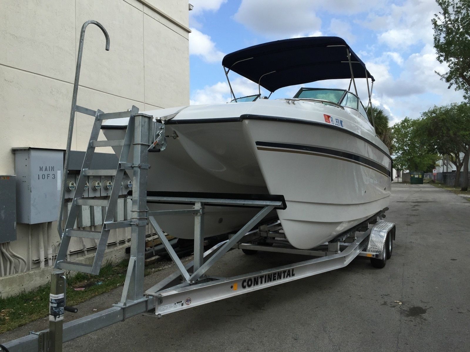 glacier bay catamaran trailer