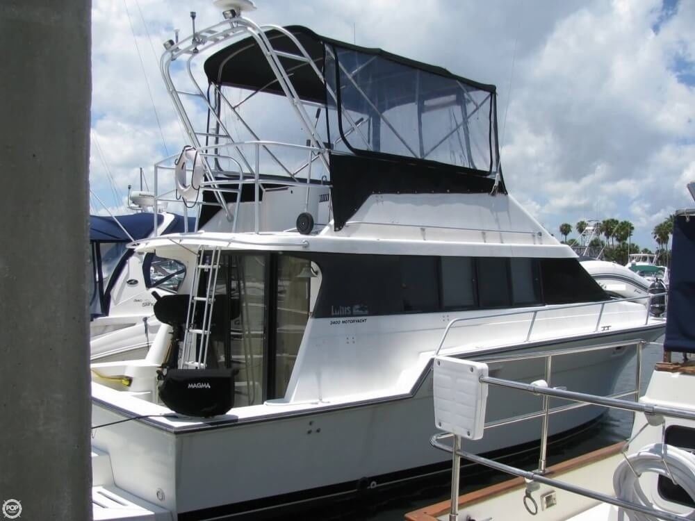 1990 luhrs 3400 motor yacht