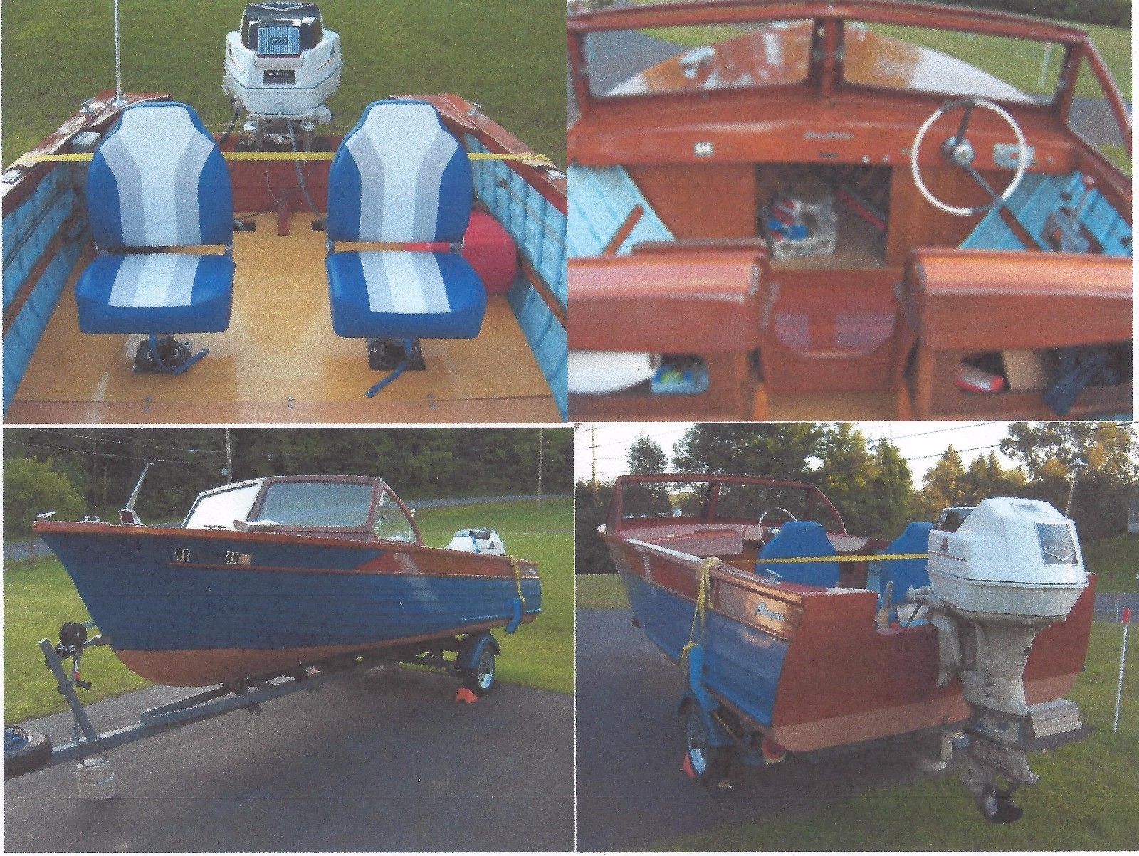 Thompson Wood Boat For Sale - Waa2