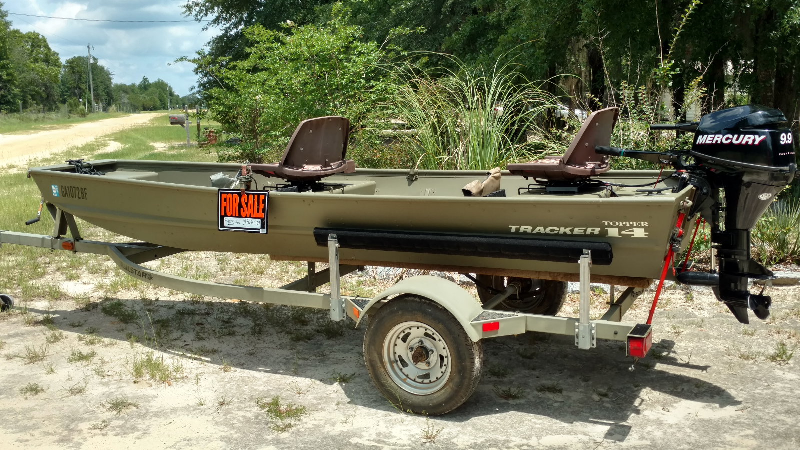 Tracker Topper 2013 for sale for $3,000.