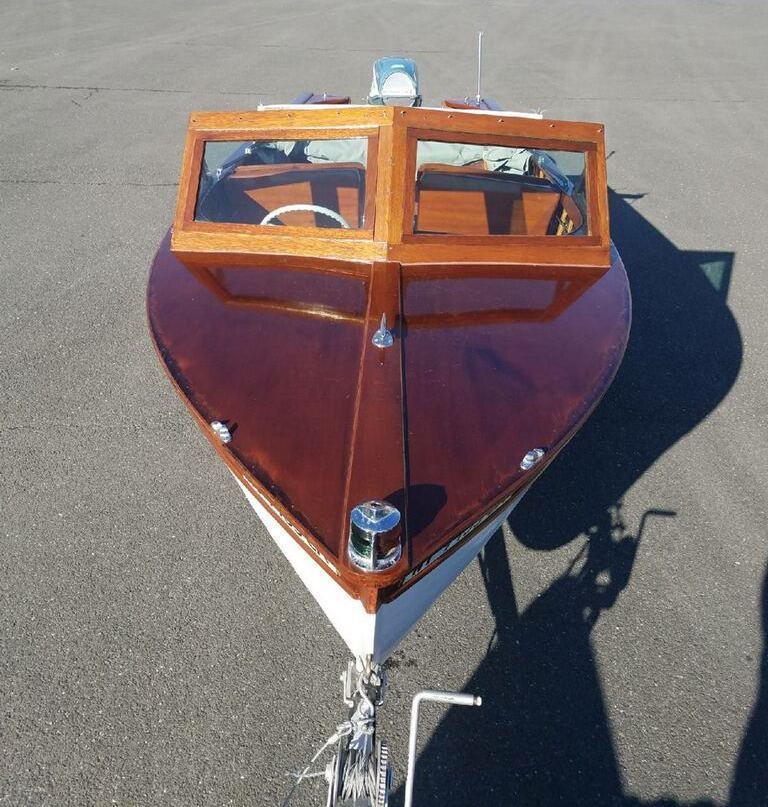 wood runabout boat for sale