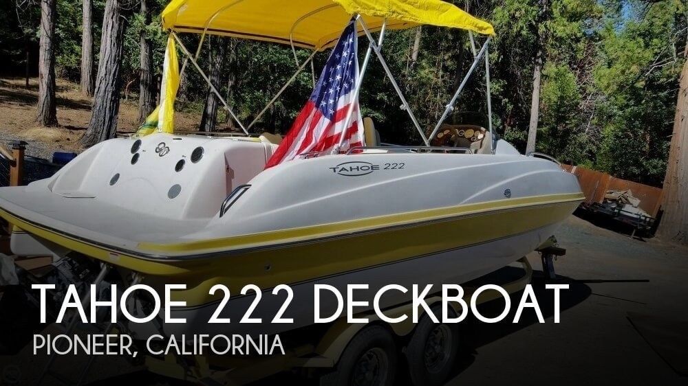 tahoe 222 deckboat 2005 for sale for ,500 - boats-from