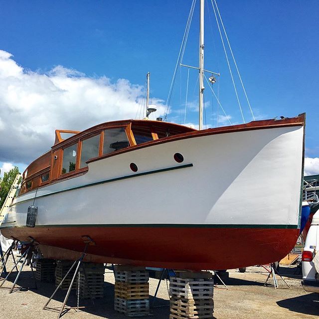 wooden yacht project for sale