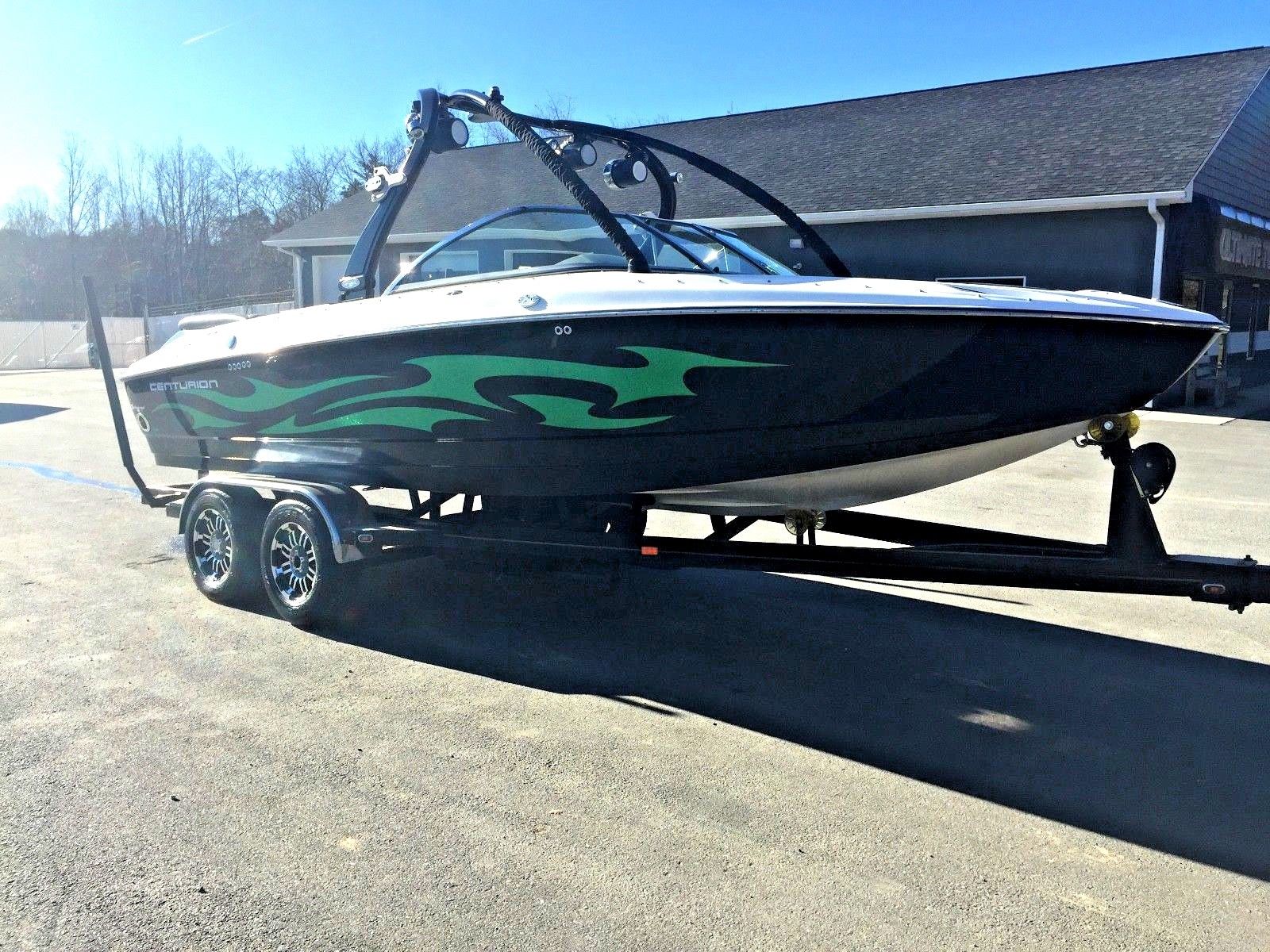 black centurion boat