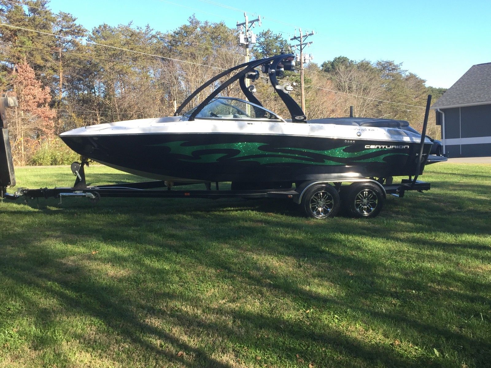 black centurion boat