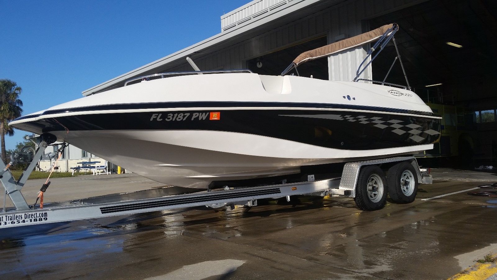 tahoe 220 deck 2002 for sale for $14,000 - boats-from-usa.com