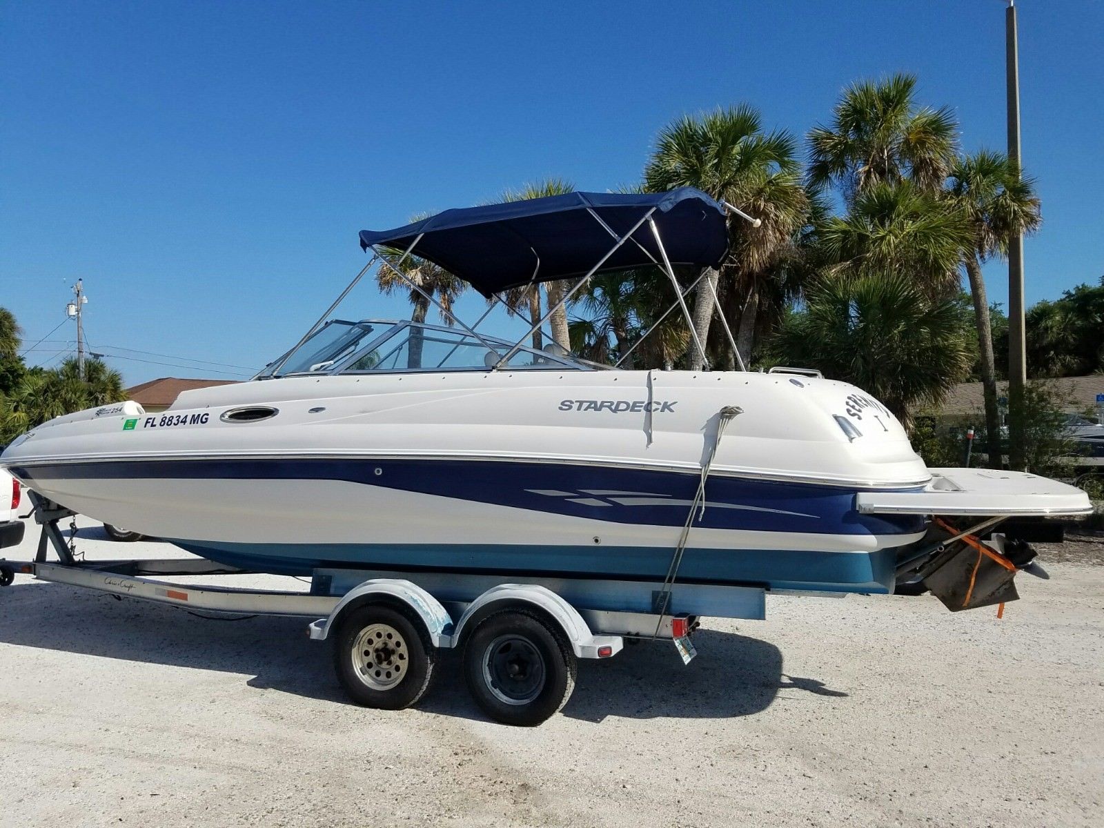 Starcraft Stardeck 254 Travis Edition 2003 for sale for $7,000 - Boats ...