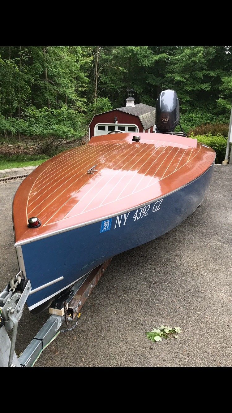 ken bassett’s runabout - rascal wood speed boat 2018 for