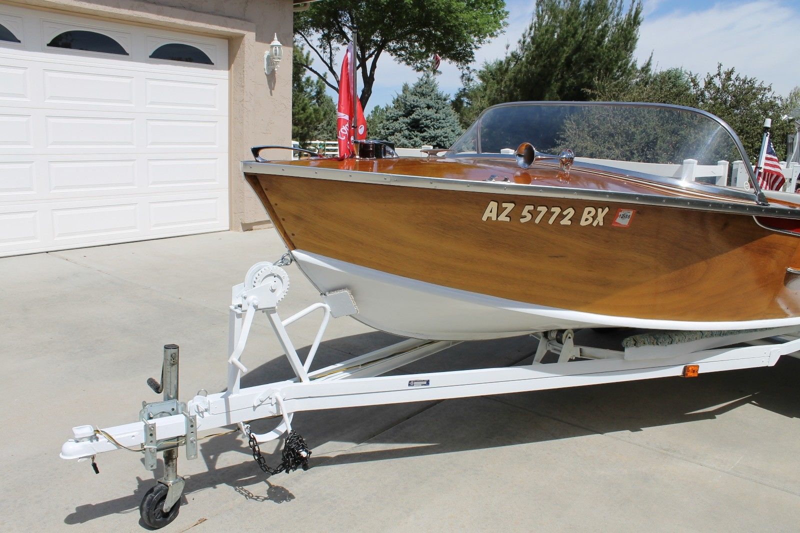 Runabout Pacific Custom Wood Surf-Rider