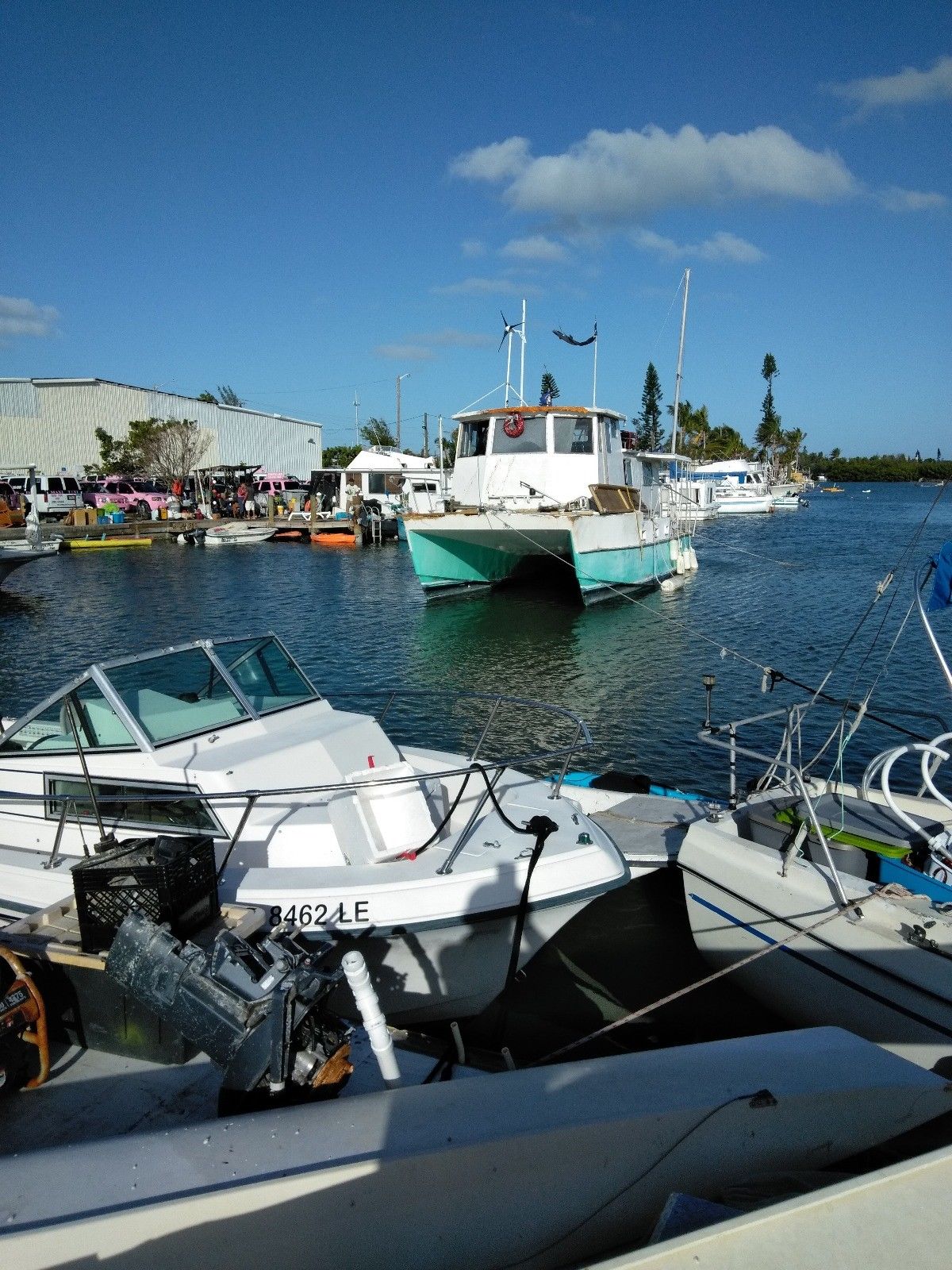 power catamaran pilothouse