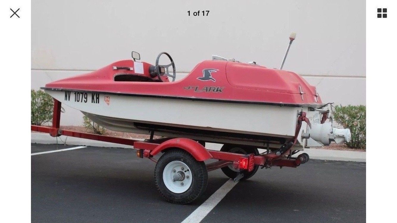 ZAMCO 40hp JET LARK DINGHY BOAT KIT SET SKI WAKE 1984 for sale for $899