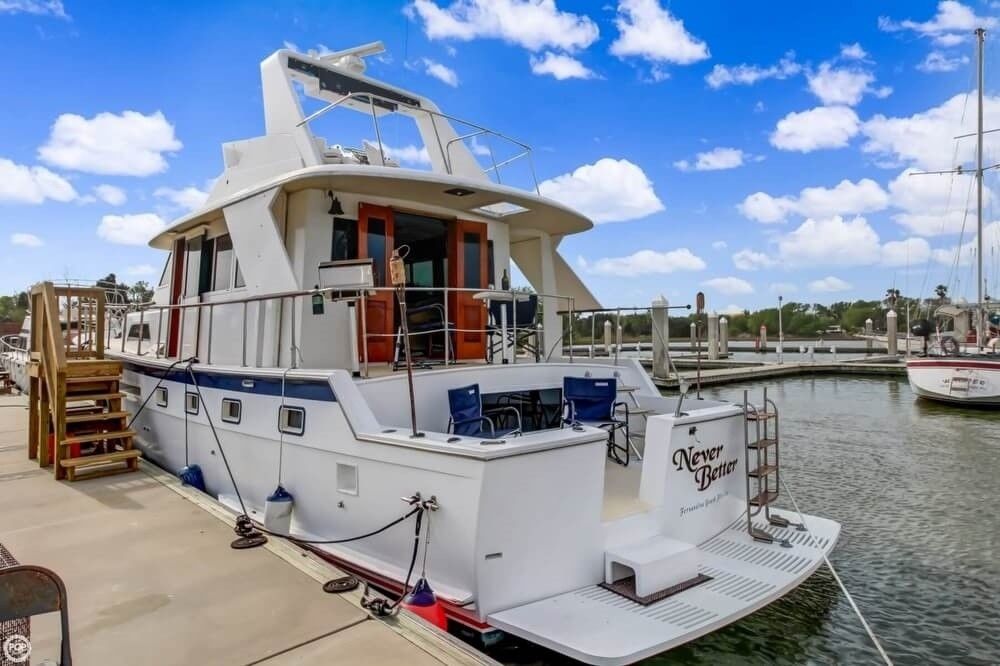 hatteras 53 yacht fisherman for sale