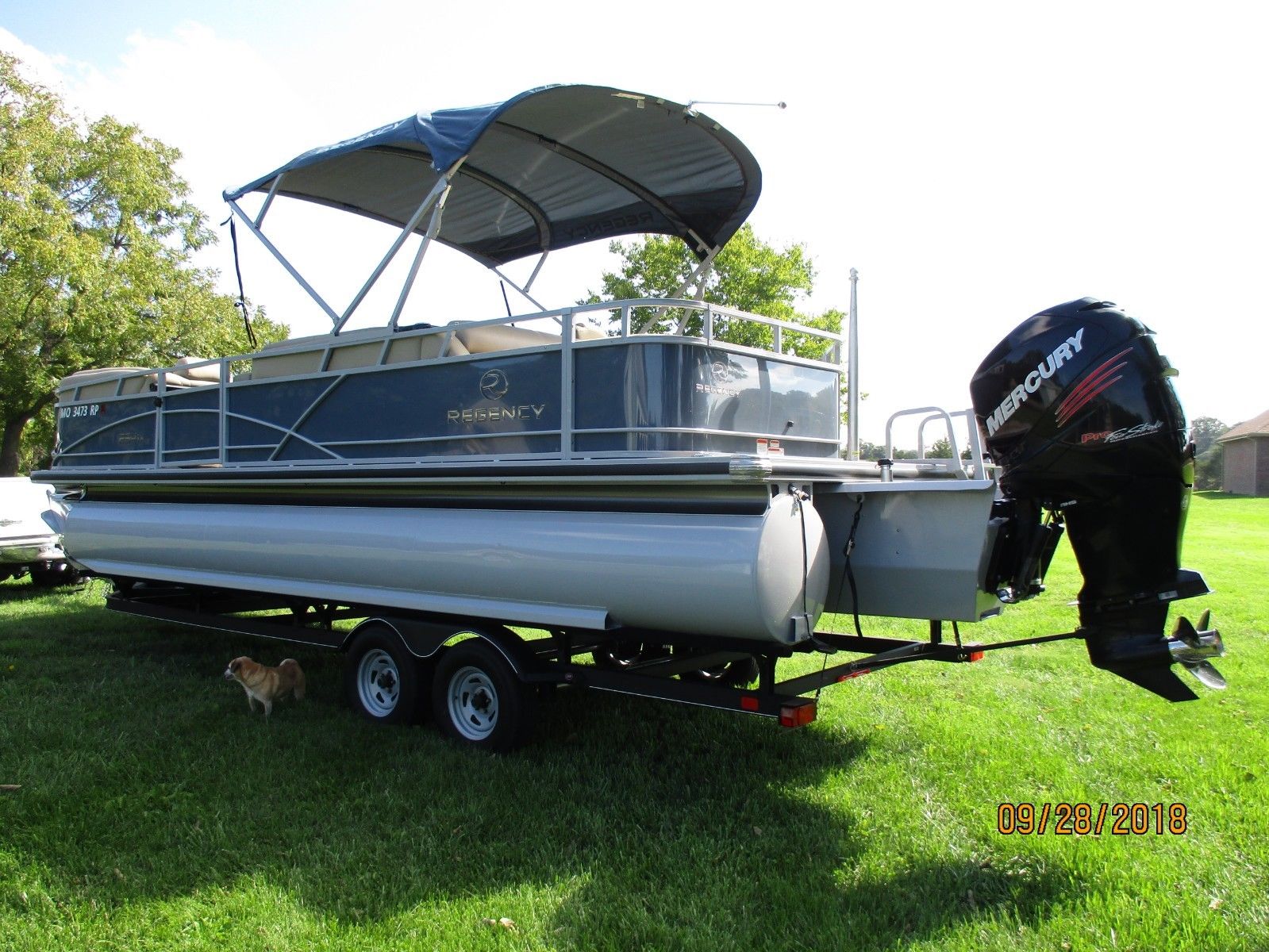 REGENCY 254DL3 TRITOON, 2017 MERCURY 200HP VERADO, 2017 TRAILER AND A ...