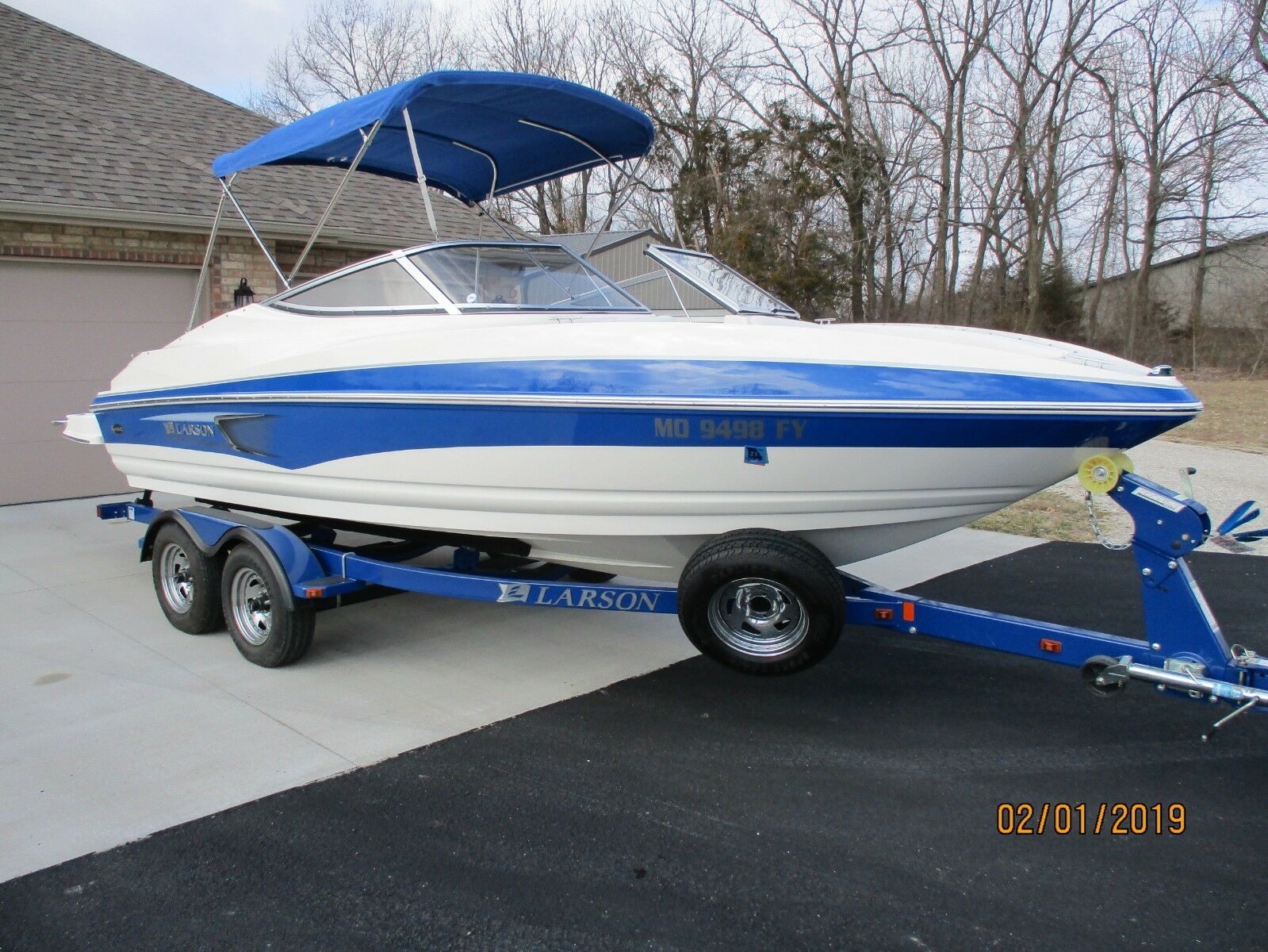 Larson Senza 206 With 4 3 Mercruiser 220hp Trailer Cock Pit Cover Super Nice Obo 2010 For Sale For 21 900 Boats From Usa Com