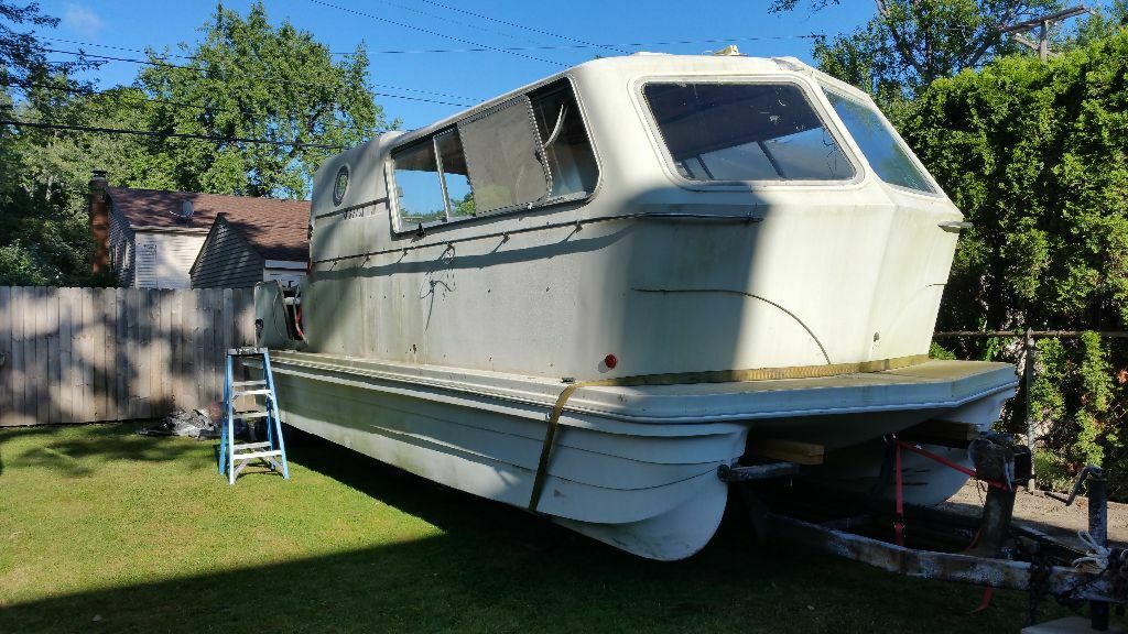 24 ft golden viking houseboat trailerable hinkley vw 1970