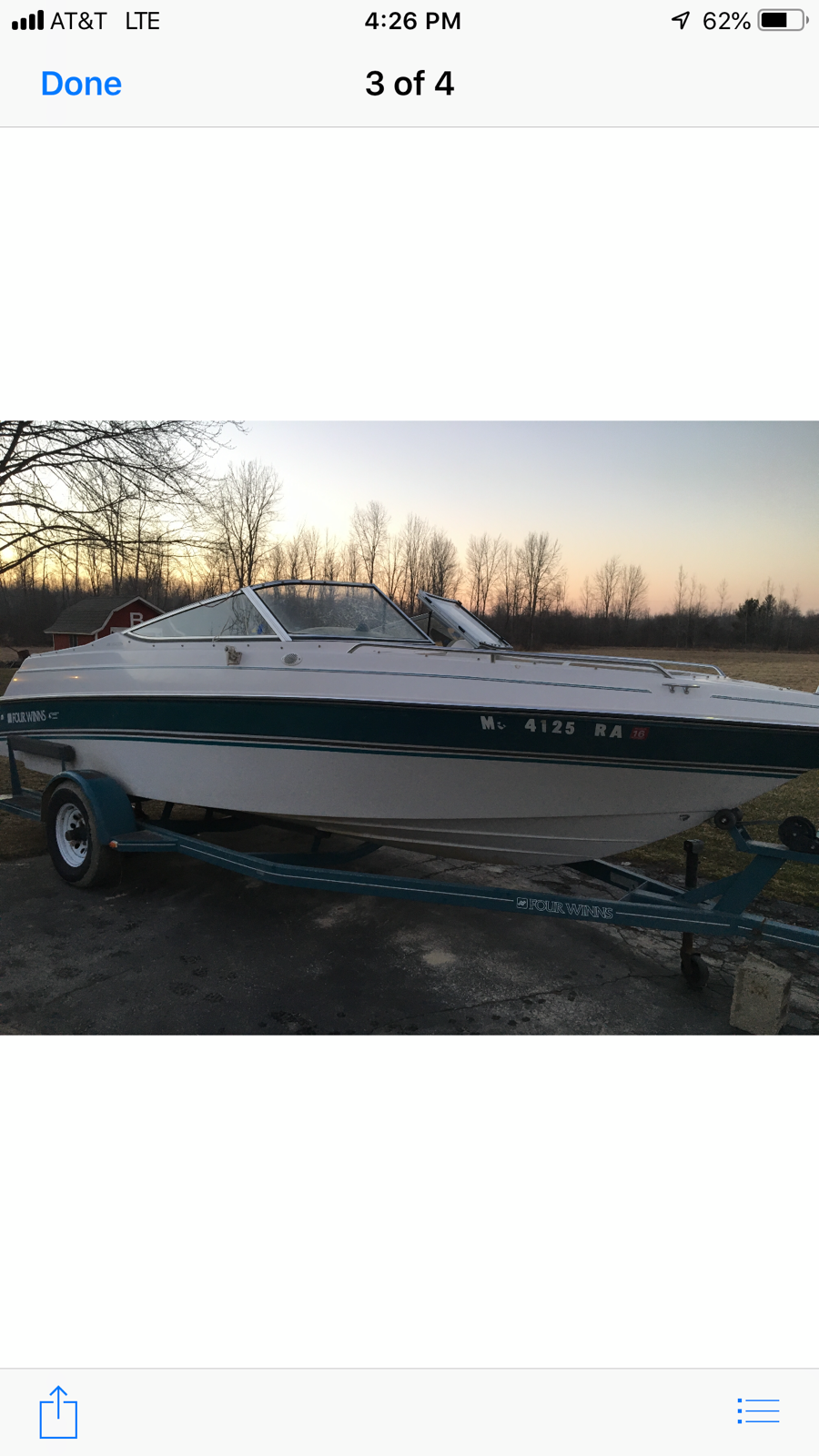 FOUR WINNS HORIZON 190 1994 for sale for $2,000 - Boats-from-USA.com