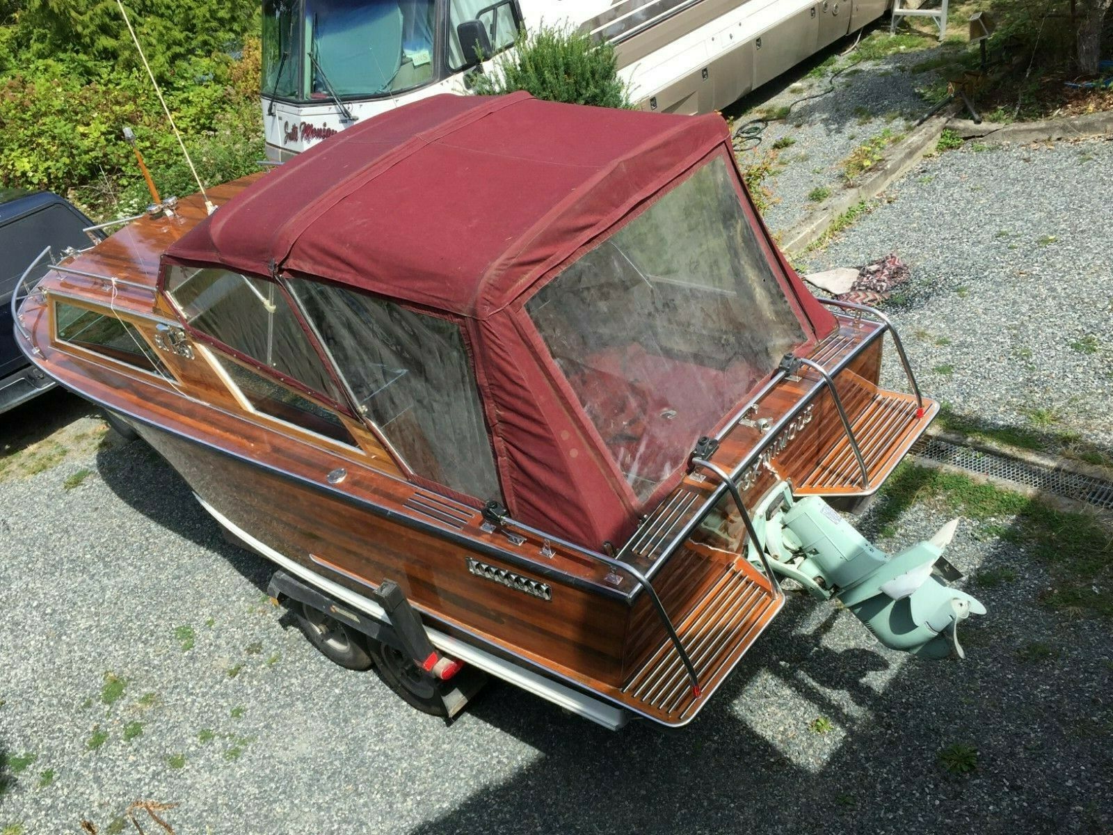 classic cedar strip plank boat 1985 for sale for $ - boats