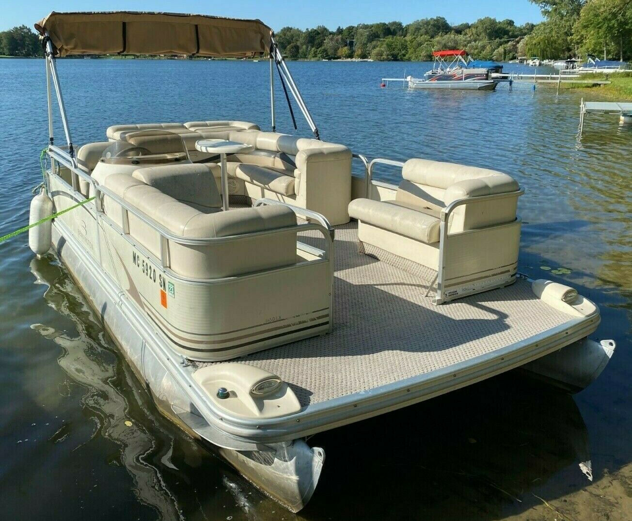 Bennington Electric Pontoon Boat 2004 for sale for 8,900 Boatsfrom