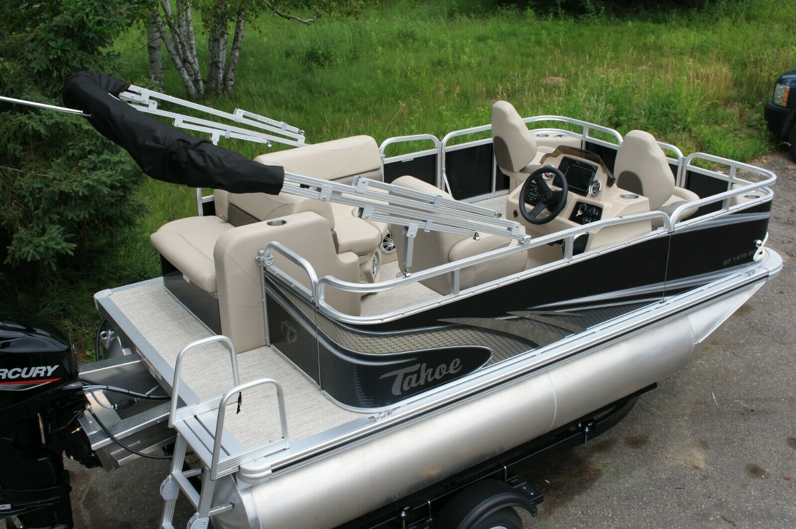 New 14 Ft Pontoon Boat Motor And Trailer ---New 2020 for sale for