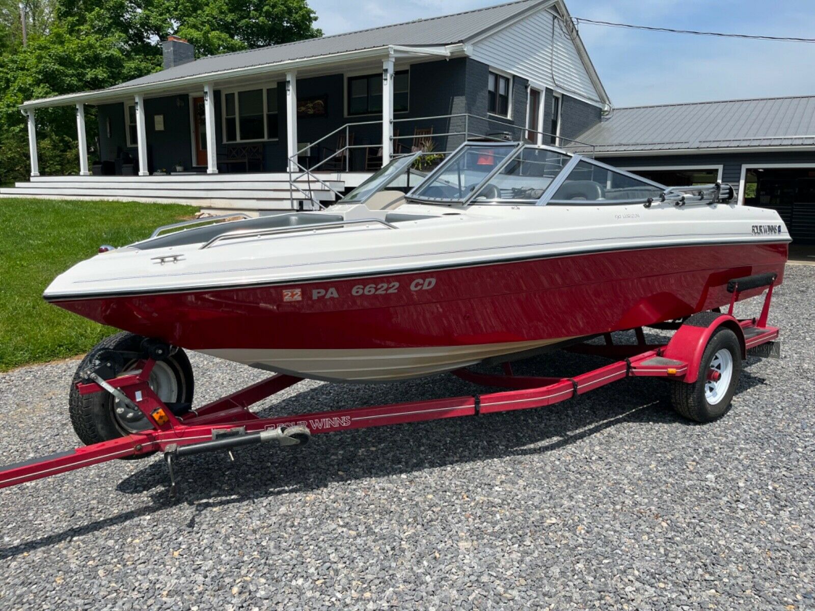 1997 Four Winns 190 Jet Boat 351W Ford V8 Open Bow Bow Rider Yamaha ...