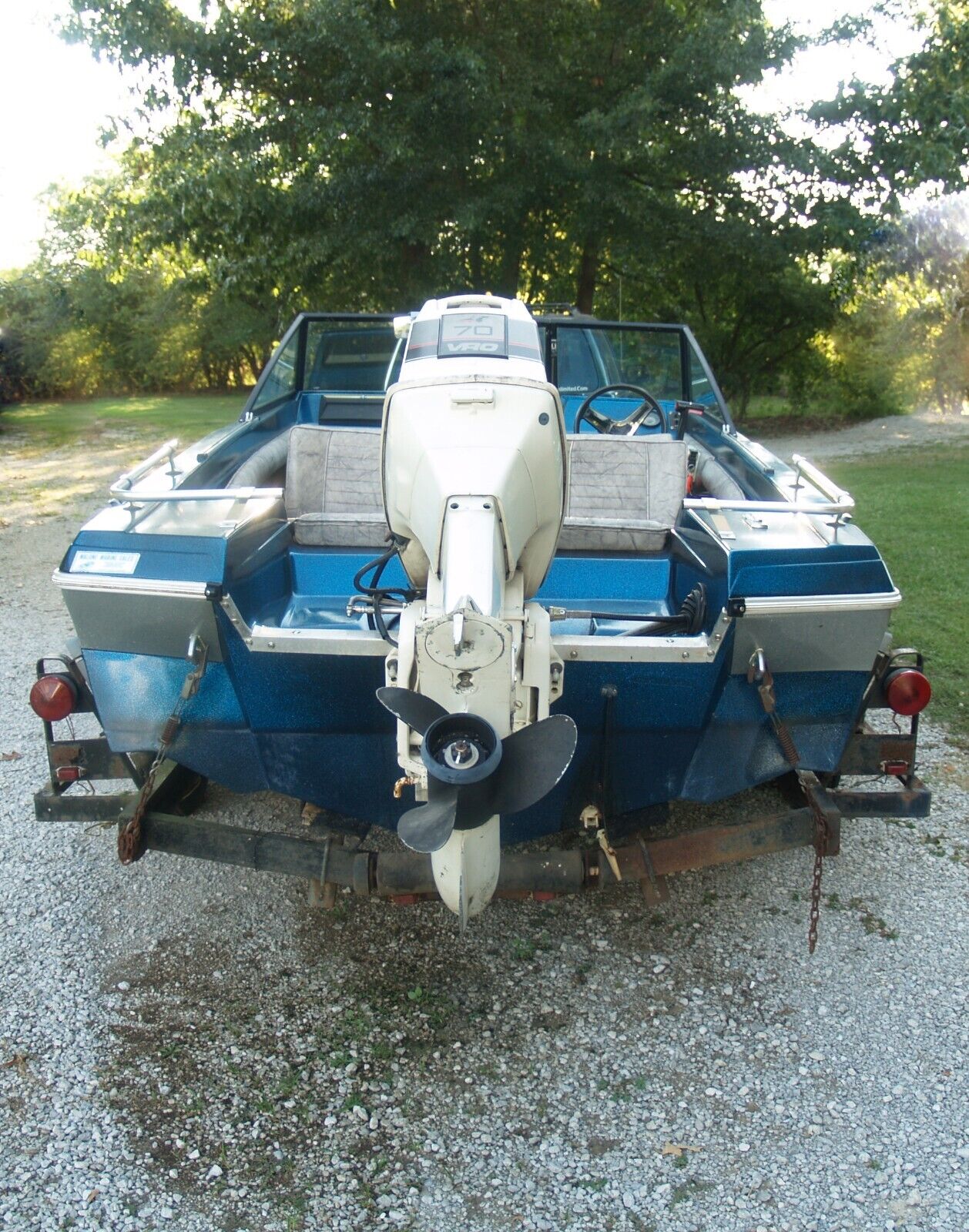 Stryker Runabout Ski Boat Hp Johnson Outboard Motor Ft