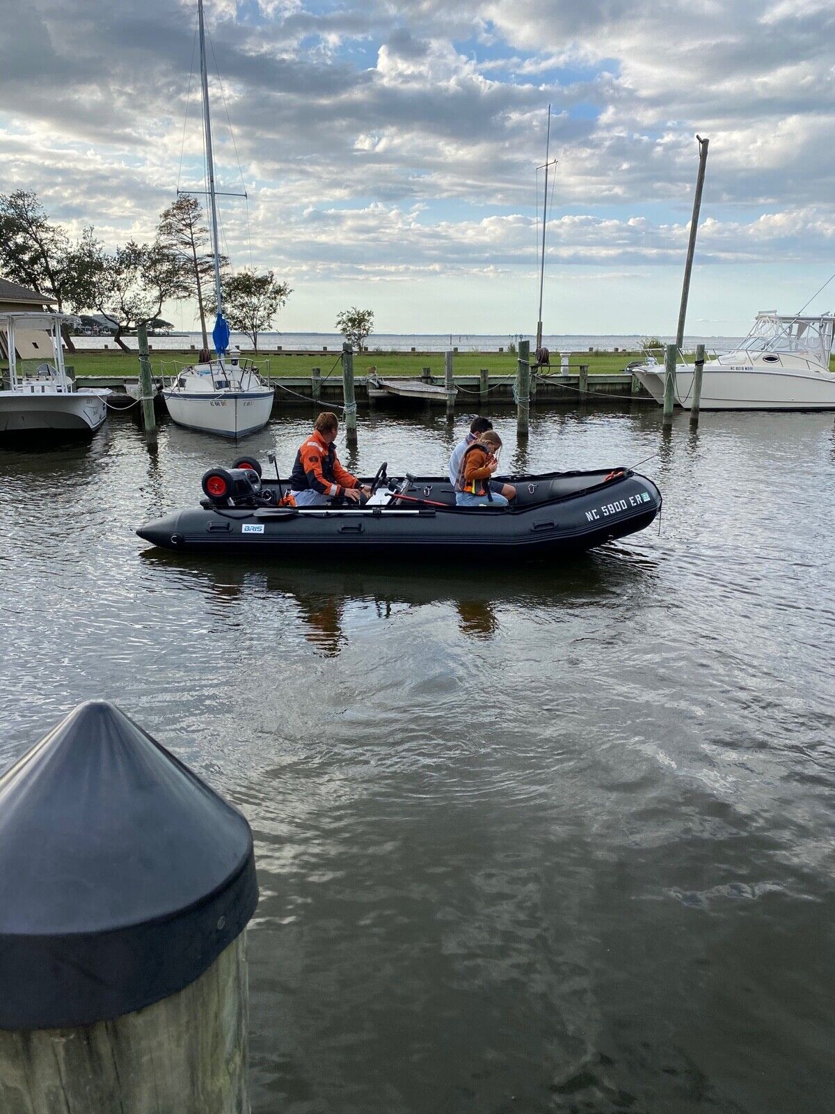 2020 Inflatable 15 ft with 15HP skiff dingy outboard yacht tender like RIB ...