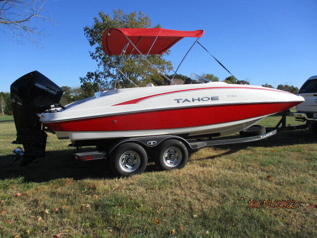 2021 TAHOE 2150 DECK BOAT,200 H.P. MERCURY OUTBOARD,INCLUDES TRAILER ...