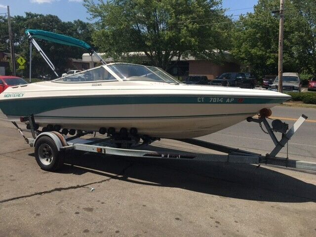 1994 Monterey 180 Bowrider With Galvanized Trailer For Parts Needs ...