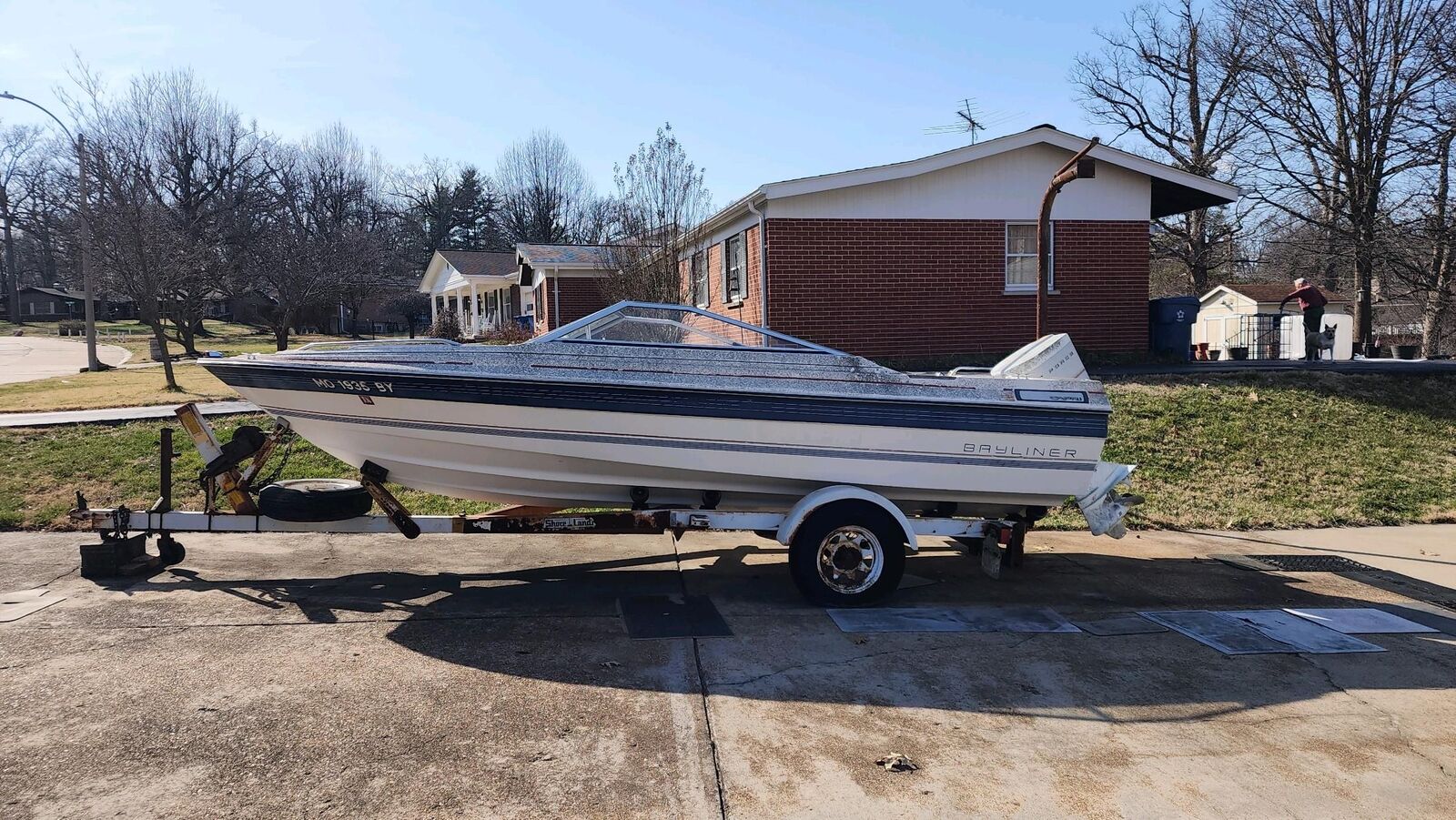 1985 Bayliner Capri 19' Boat Located In St. Louis, MO - Has Trailer ...