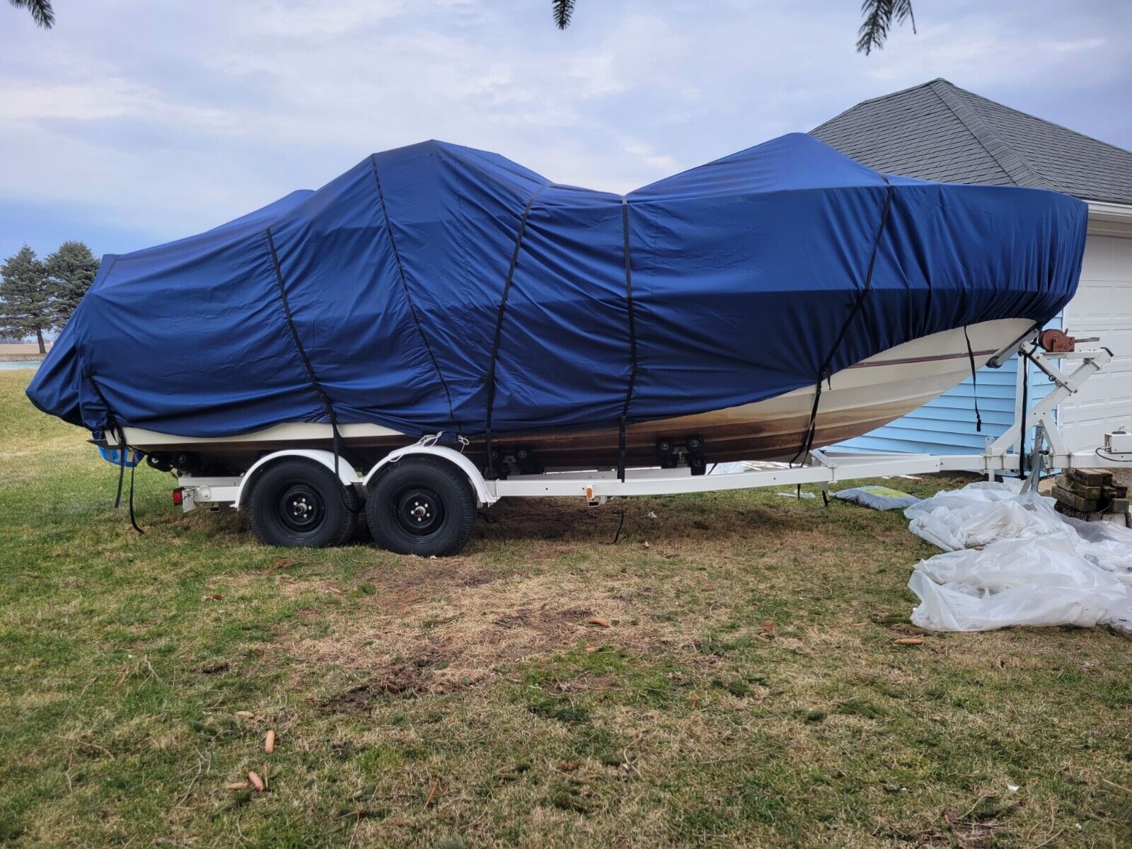 23 Foot Bayliner Monterey W/ Mercruiser W/ Trailer And Cover 1982 for ...