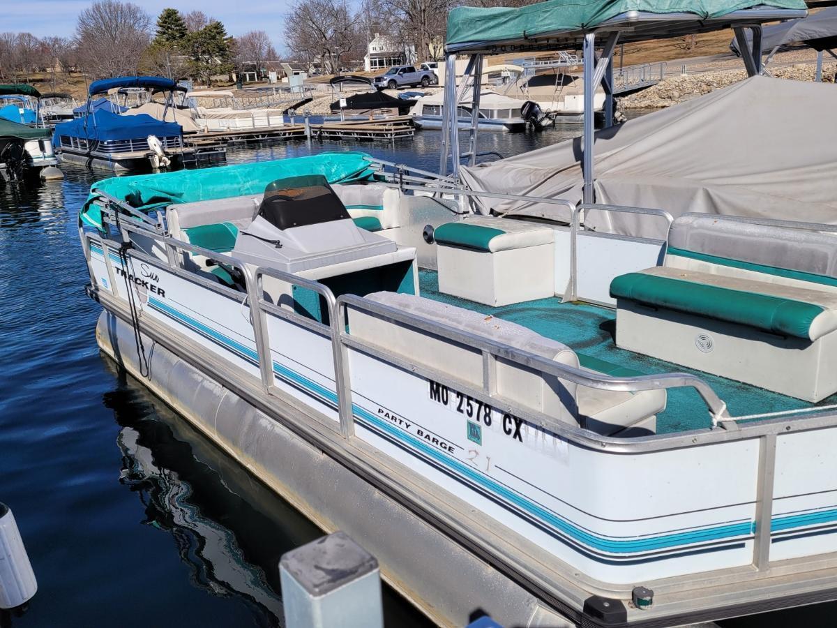 1993 Party Barge 21' Pontoon Boat Located In Lee's Summit, MO 1993 for ...