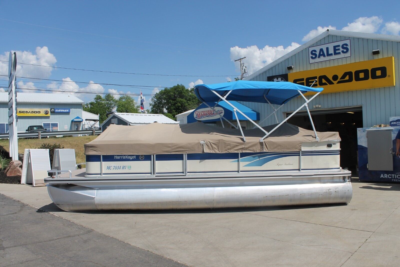 PONTOON BOAT FOR SALE 1999 for sale for $2,190 - Boats-from-USA.com