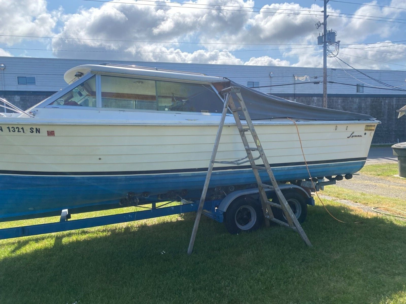 1980 Lyman Cruisette 26' Heavy Glass, Straight Shaft 1980 for sale for ...