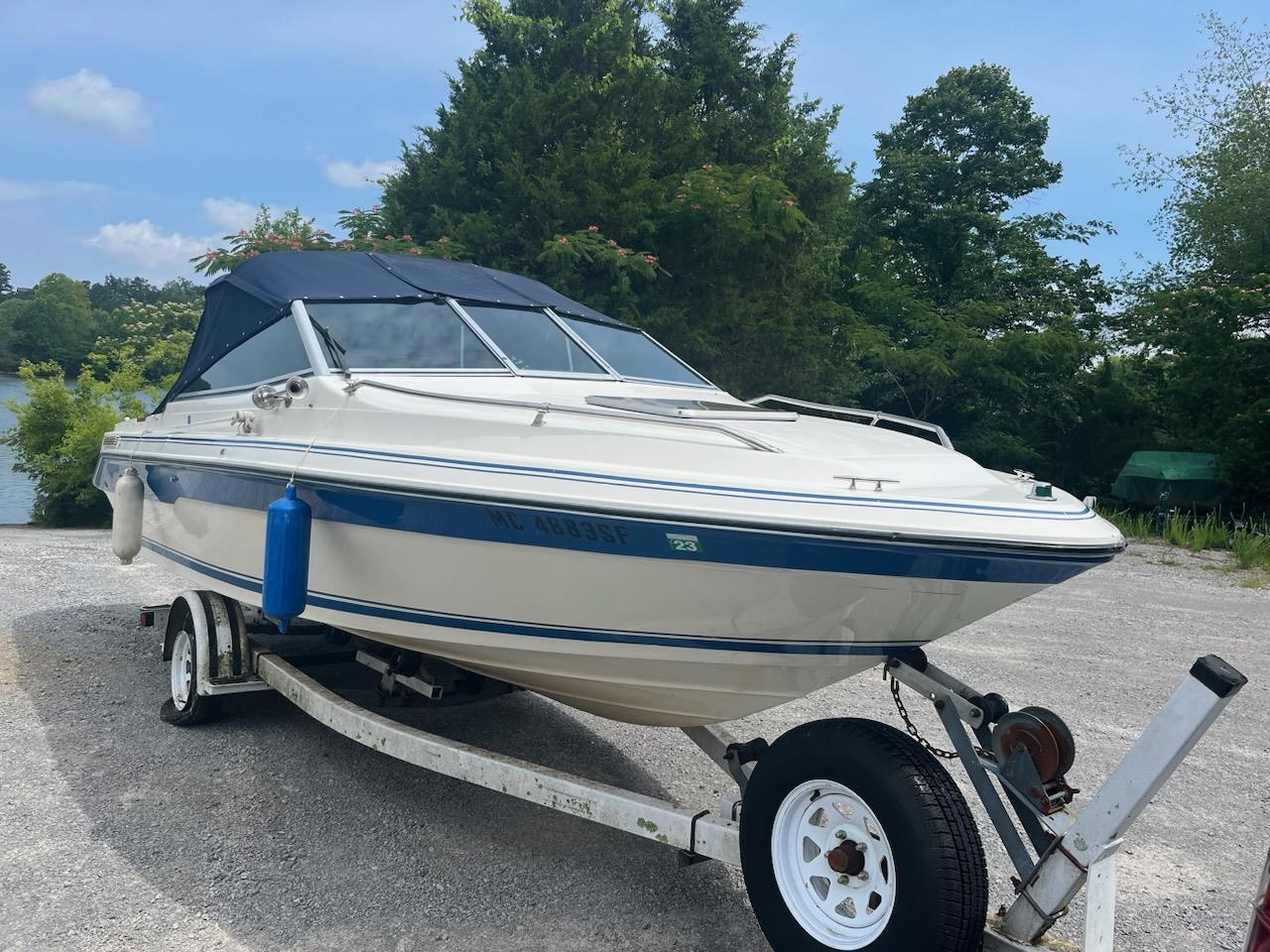 1989 Sea Ray 22' Cuddy Cabin Located In Maryville, TN - Has Trailer ...