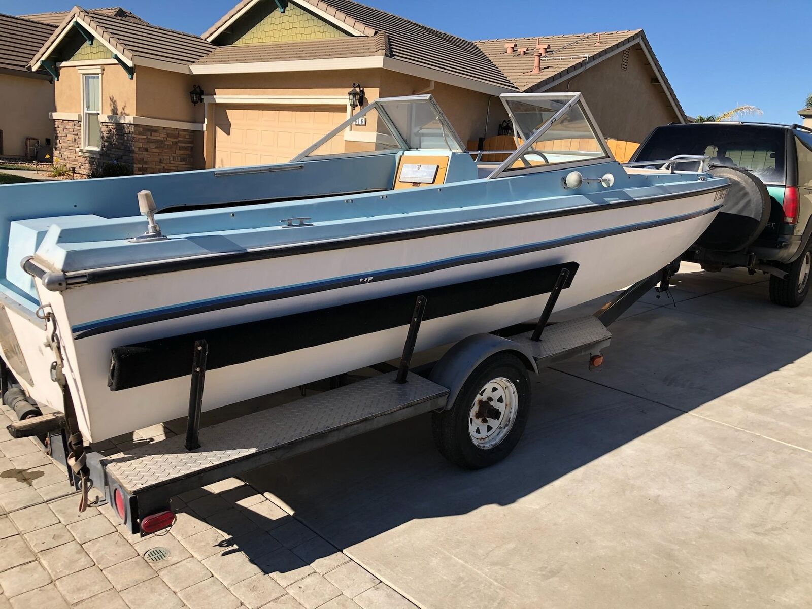 1971 Larson 18' Boat Located In Manteca, CA - Has Trailer 1971 for sale ...