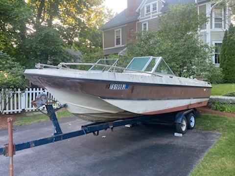 1970 Browning Mustang 20' Boat Located In Manchester, NH - Has Trailer ...