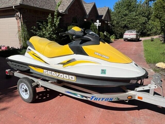 2007 Seadoo Gti Jet Boat With Nice Triton Aluminum Trailer 2007 for ...