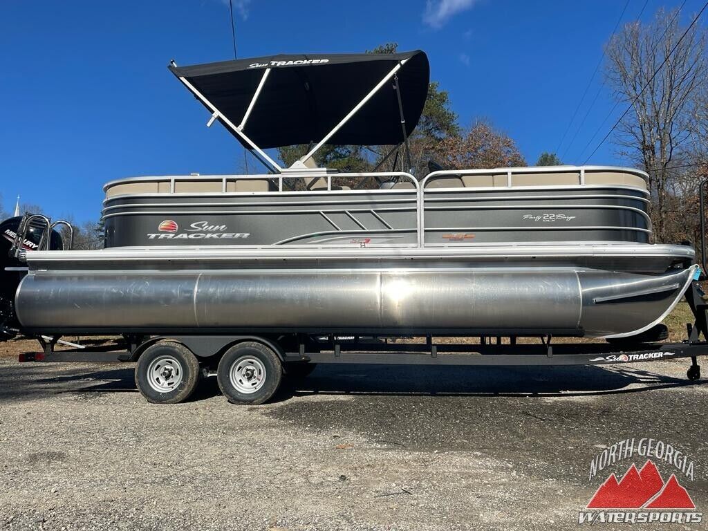 BRAND NEW 2023 SUN TRACKER PARTY BARGE 22 RF XP3 TRITOON W/MERC 150HP ...