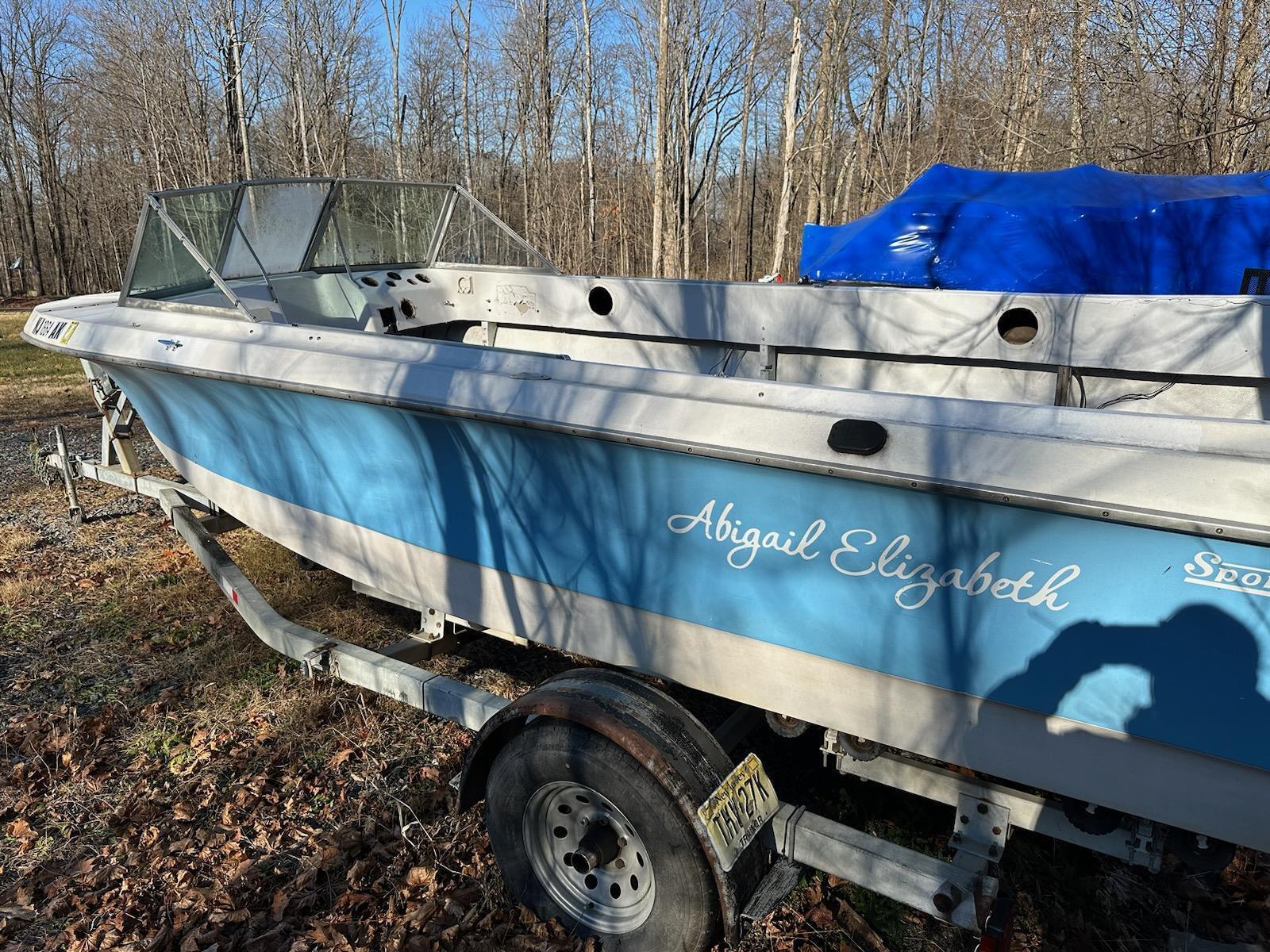 Sportcraft 20' Boat Located In Quakertown, Pa - Has Trailer 1974 For 