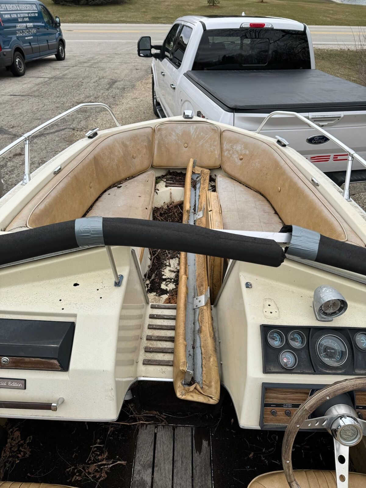 Glasspar 17' Boat Located In Richfield, WI - Has Trailer 1975 for sale ...